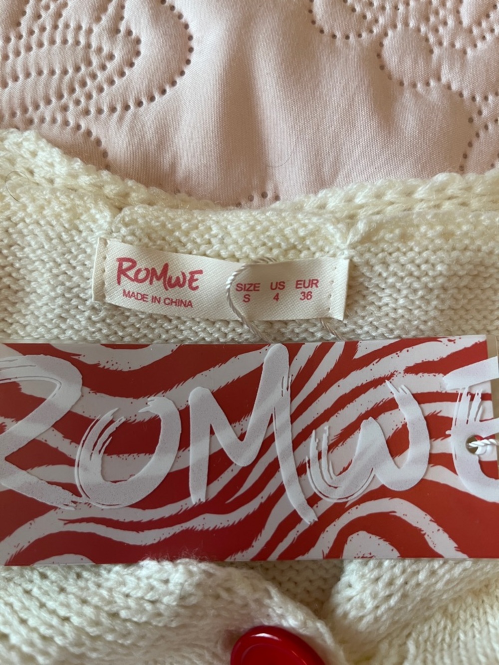 NWT Romwe Cherry Cardigan - Picture 5 of 6